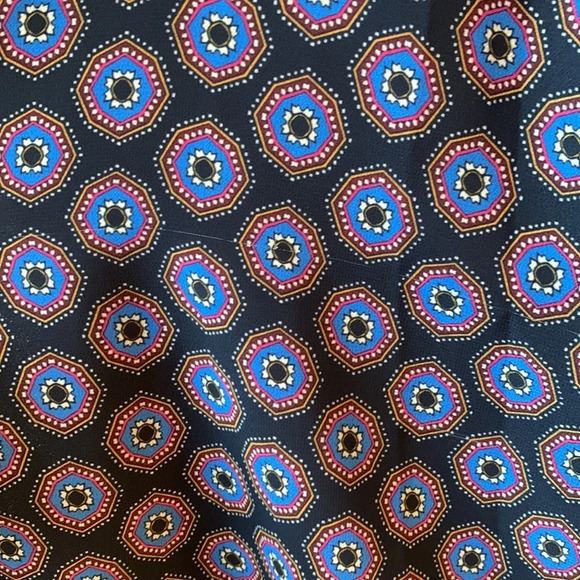 Ramy Brook Medallion Printed Lula Neck tie Sleeveless Top Blue Small - Picture 11 of 12